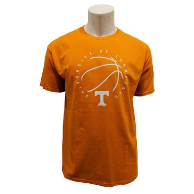 Tennessee Circle Basketball Logo T-shirt