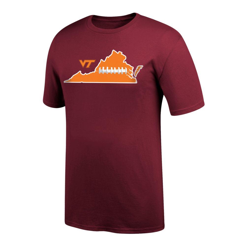 Virginia Tech State Laces Out T- Shirt