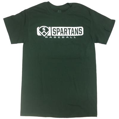 Michigan State Diamond Logo Baseball T-Shirt