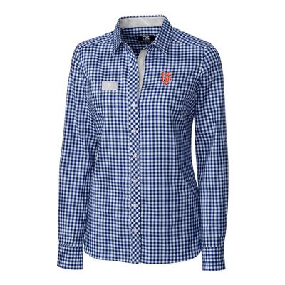 Florida Cutter & Buck Women's Gingham Buttondown Shirt