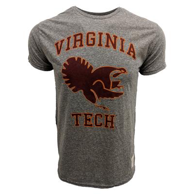 Virginia Tech Fighting Gobbler Streaky Triblend Tee