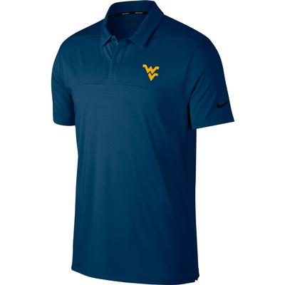 West Virginia Nike Golf Dry Color Block Polo