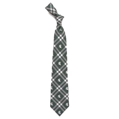 Michigan State Men's Woven Rhodes Tie