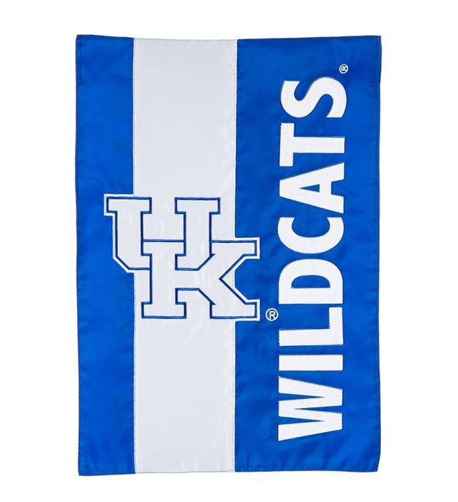 KY - Kentucky Wildcats Striped Garden Flag - Alumni Hall