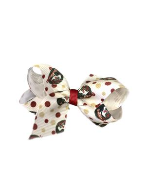 Florida State Polka Dot Mini Bow