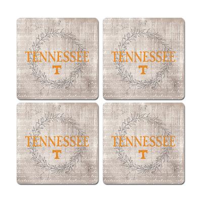 Tennessee Legacy Laurels Coaster Set - 4 Pack