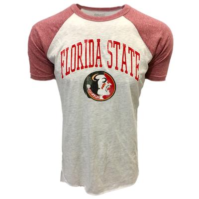 Florida State Retro Brand Vintage Seminole Raglan Tee