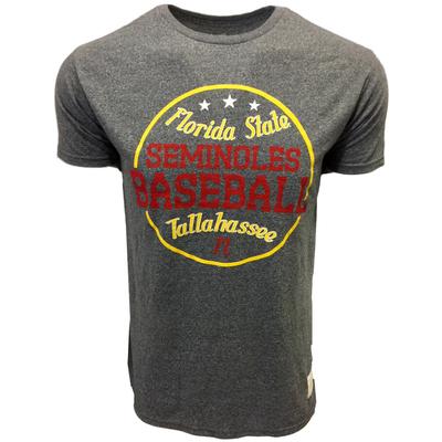 Florida State Retro Brand Baseball Mock Twist Tee