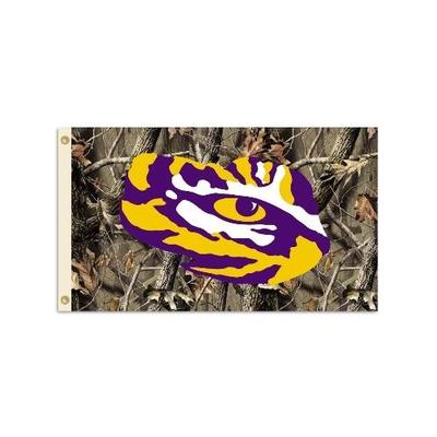 LSU Camouflage House Flag 3'x5'