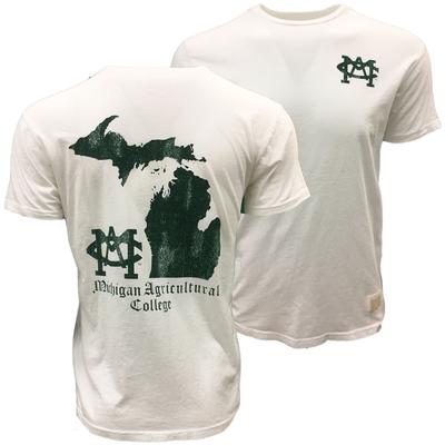Michigan State Retro Brand MAC Short Sleeve Tee