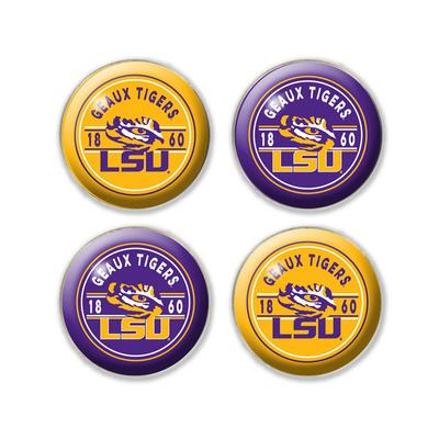 LSU Legacy Fridge Magnet Set - 4 Pack