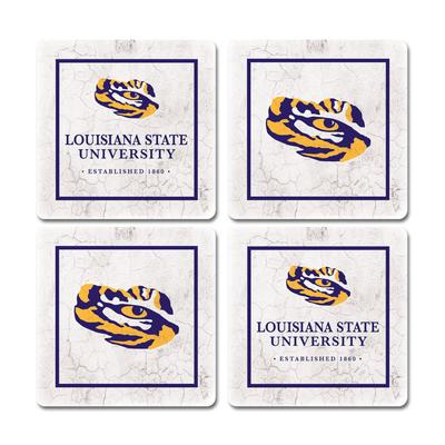 LSU Legacy Ivy League Coaster Set