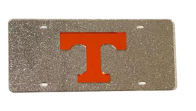 Tennessee Silver Glitter License Plate