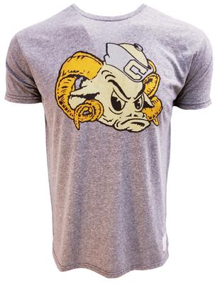 UNC Retro Brand Vault Logo Streaky Triblend Tee