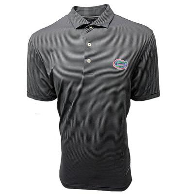 Florida Johnnie-O Albatross Jersey Pin Stripe Polo