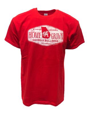 Georgia Homegrown Vault Logo Standing Bulldog Short Sleeve Tee