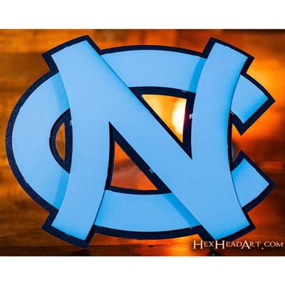 UNC Logo 3D Metal Art - 21