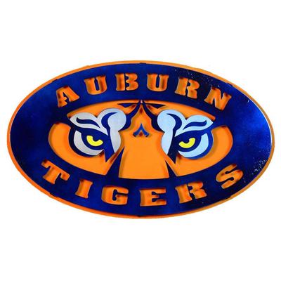 Auburn Tigers Logo 3D Metal Art - 21