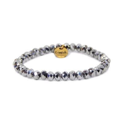 Erimish Silver Stilleto Stackable Bracelet