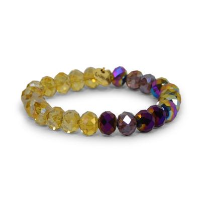 Erimish Purple and Gold Stackable Bracelet