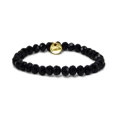 Erimish Black Tuxedo Stackable Bracelet