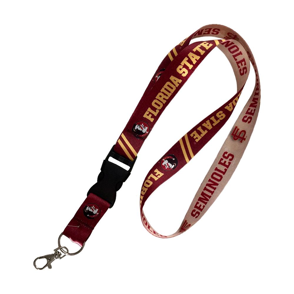 FSU - Florida State Vault Logo Lanyard With Detachable Buckle - Alumni Hall