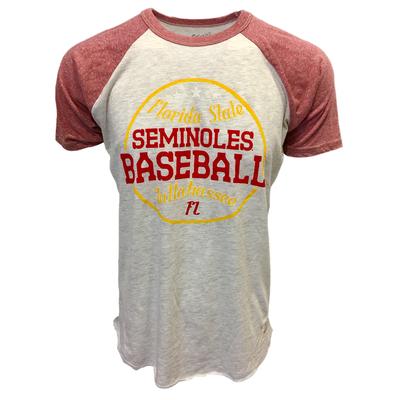 Florida State Baseball Vault Raglan Tee