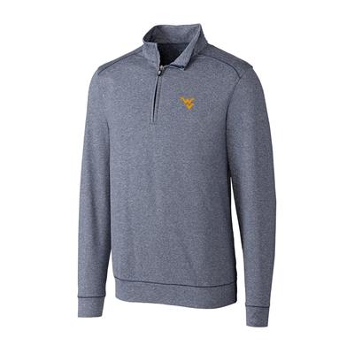 West Virginia Cutter and Buck Big and Tall Shoreline Half Zip Pullover ***Custom Order***