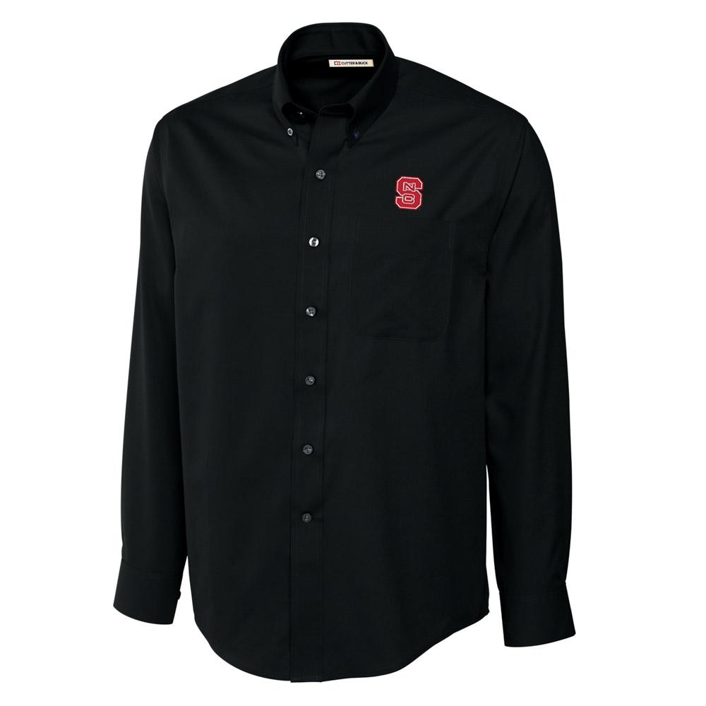Nc State Cutter And Buck Big And Tall Fine Twill Button Down *** Custom Order ***