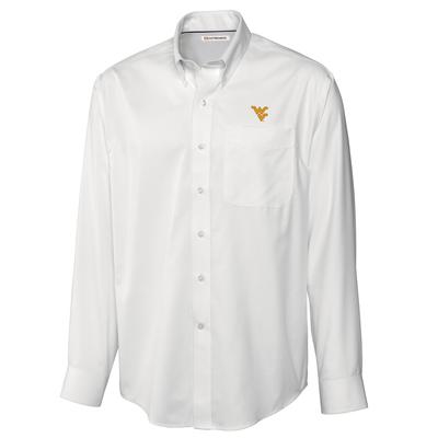 West Virginia Cutter and Buck Big and Tall Fine Twill Button Down ***Custom Order***