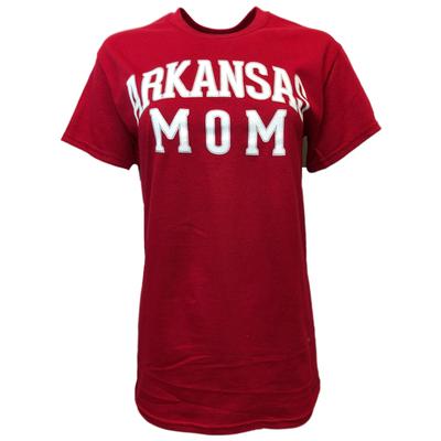 Arkansas Women's Straight Mom Tee