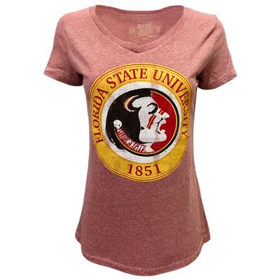Florida State Megan Vault Osceola V-Neck Tee