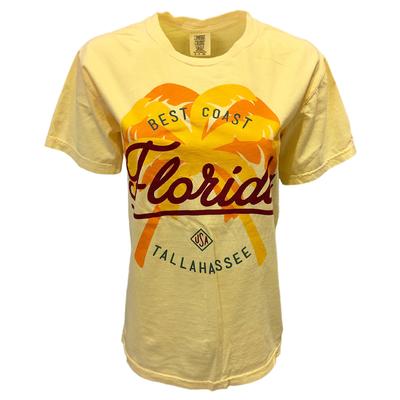 Tallahassee Double Palm Tree Comfort Colors Tee