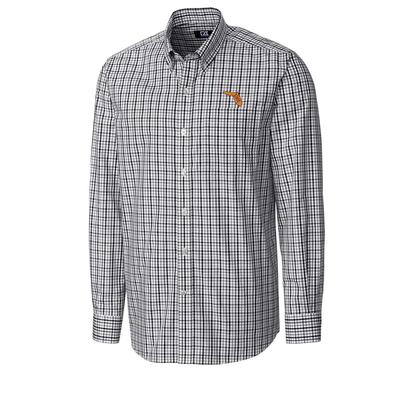 Florida State Cutter And Buck Vault Logo Gilman Woven Button Down