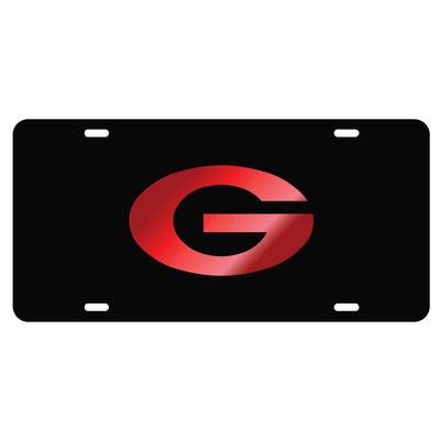 Georgia Power G Red Logo License Plate
