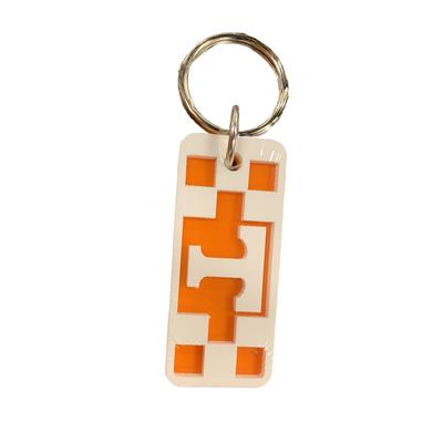 Tennessee Checkerboard Keychain