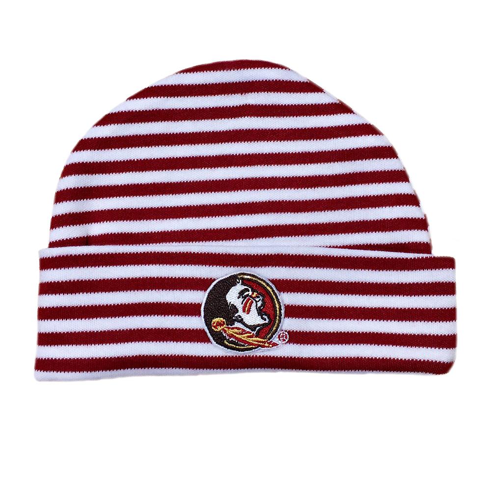 FSU Florida State Infant Striped Knit Cap Alumni Hall