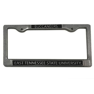 ETSU Pewter Metal License Plate Frame