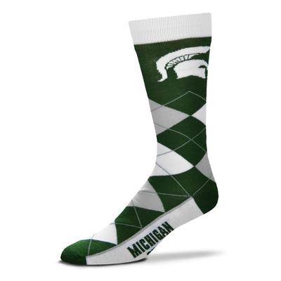 Michigan State FBF Originals Men's Argyle Socks