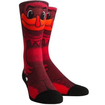 Virginia Tech Hyper Optic Mascot Series Crew Socks