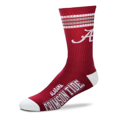 Alabama 4 Stripe Deuce Socks