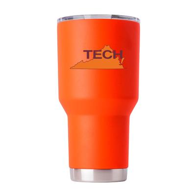 Virginia Tech Gametime Sidekick 30oz Retro State Vault Tumbler With Lid
