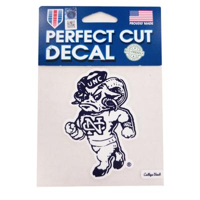 UNC Decal Vault Standing Rameses Logo (4