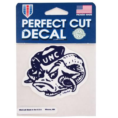 UNC Decal Vault Rameses Head Logo (4
