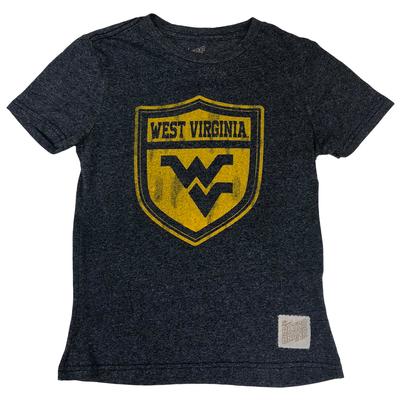 West Virginia Retro Brand Youth Vault Shield Tee