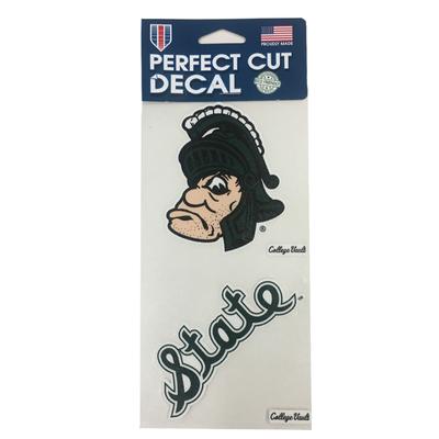Michigan State 2 Pack Vault Logo Decals
