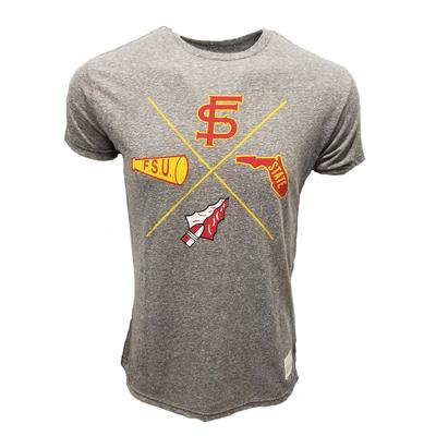 Florida State Retro Brand Wall X Streaky Tee