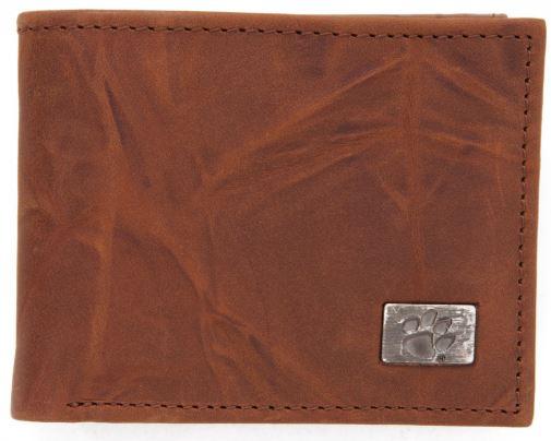 Clemson Leather Bi- Fold Wallet