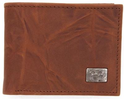 Clemson Leather Bi-Fold Wallet