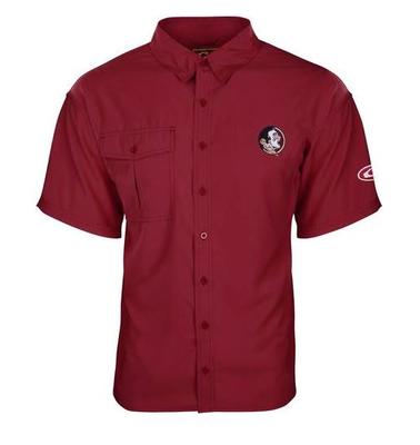Florida State Drake Flyweight Short Sleeve Button Down Shirt